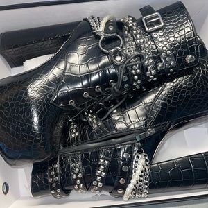 Azalea Wang Combat High Heels